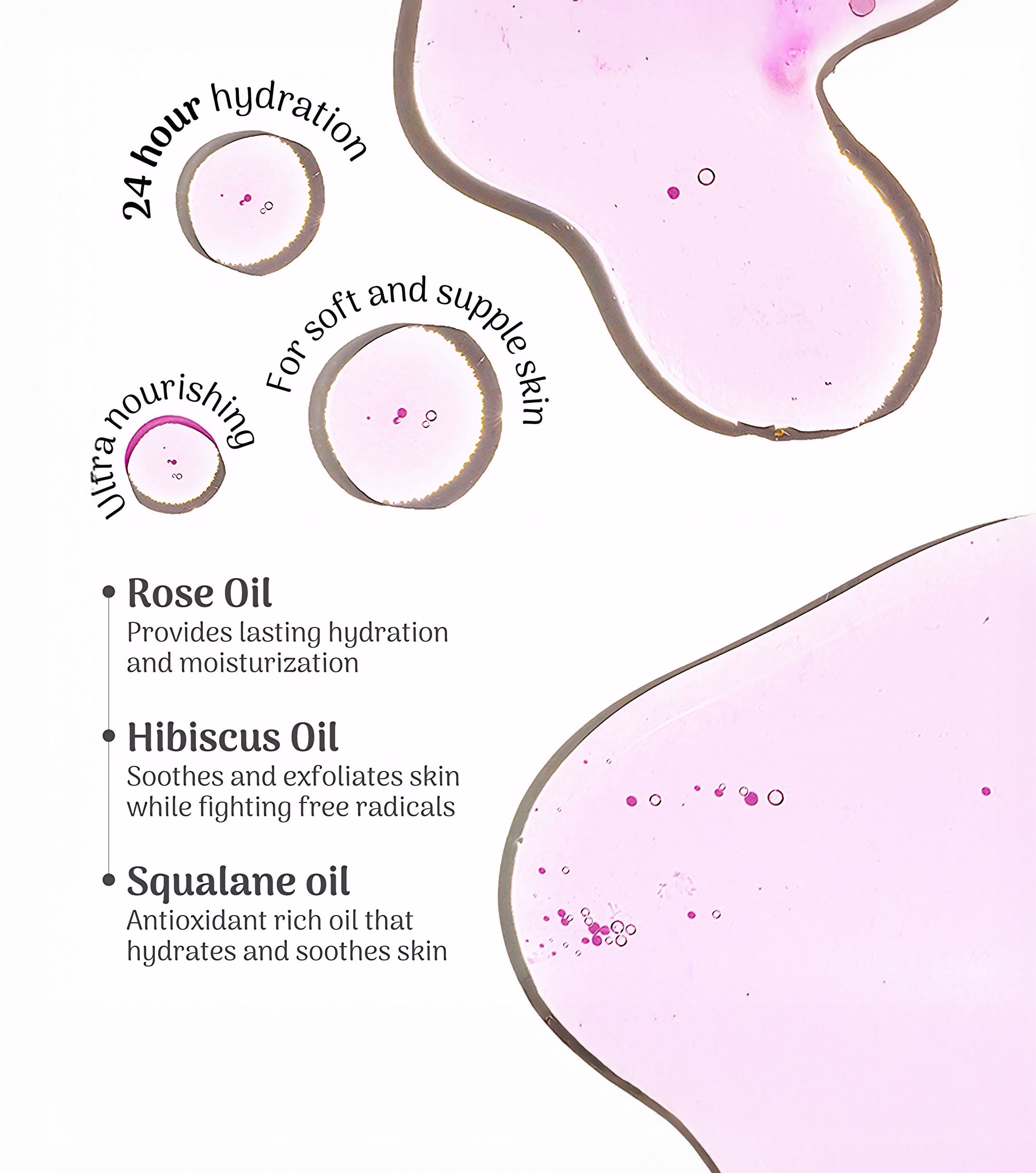 Rose + Hibiscus + Squalane Body Oil