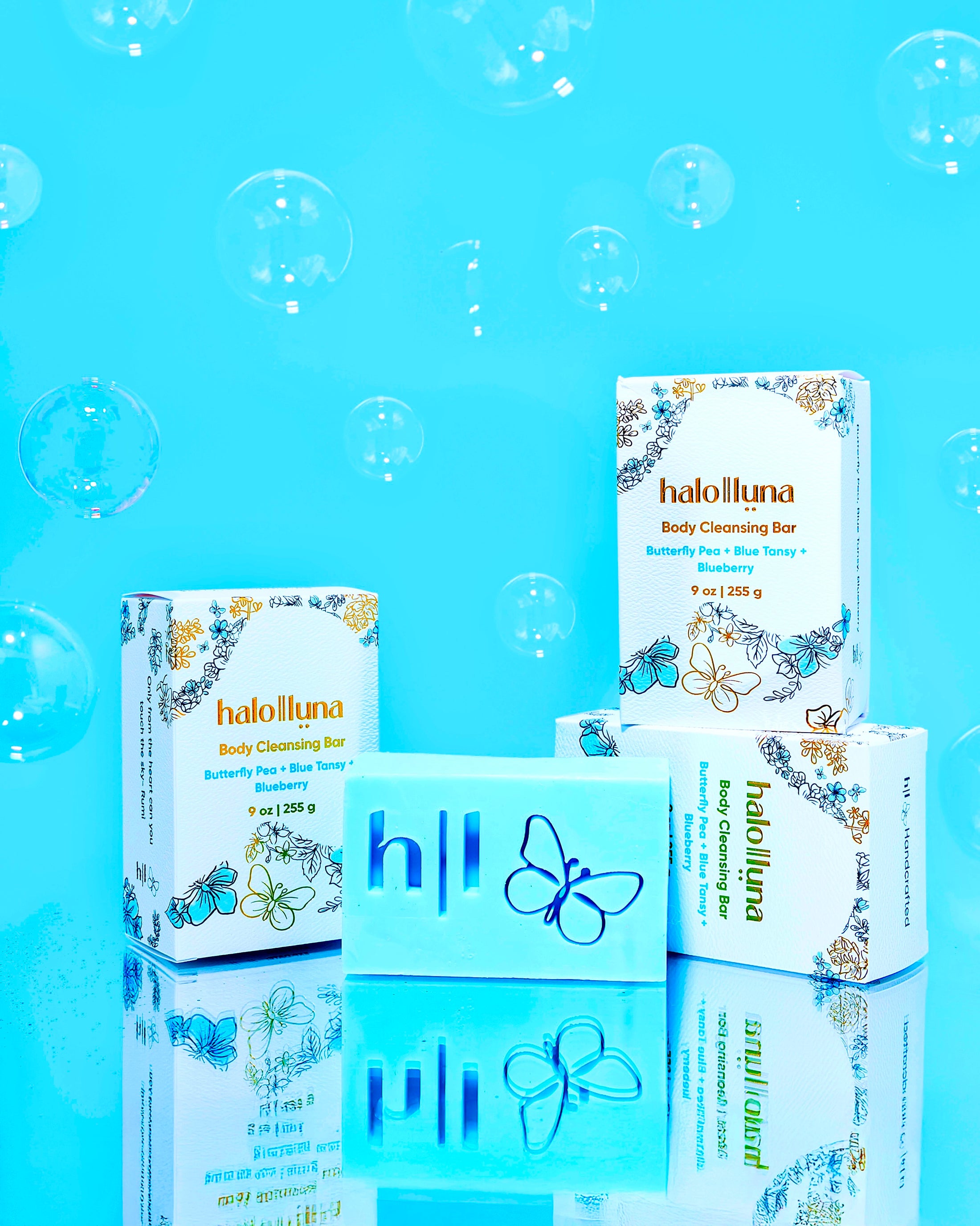 Butterfly Pea, Blue Tansy, Blueberry Bar Soap