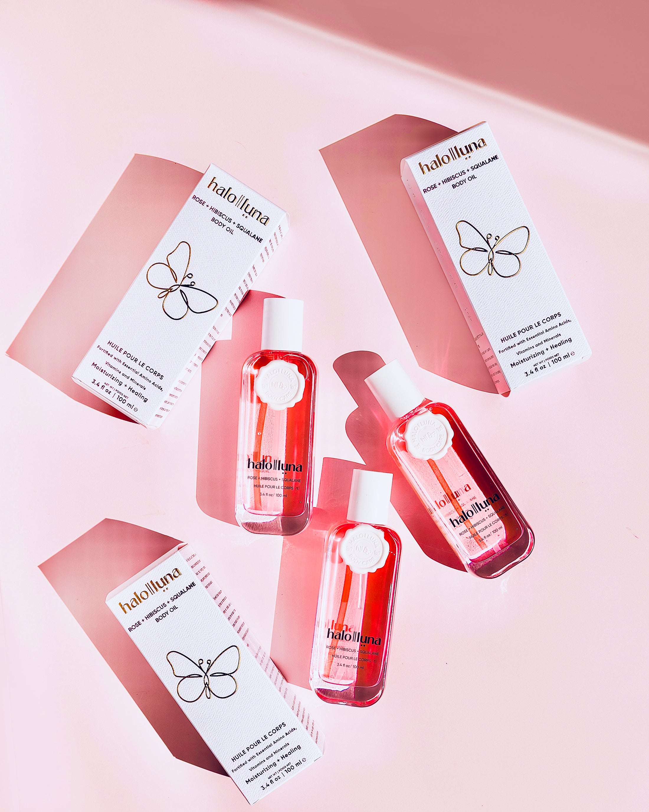 Rose + Hibiscus + Squalane Body Oil