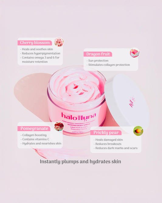 Cherry Blossom + Dragon fruit + Pomegranate Body Crème
