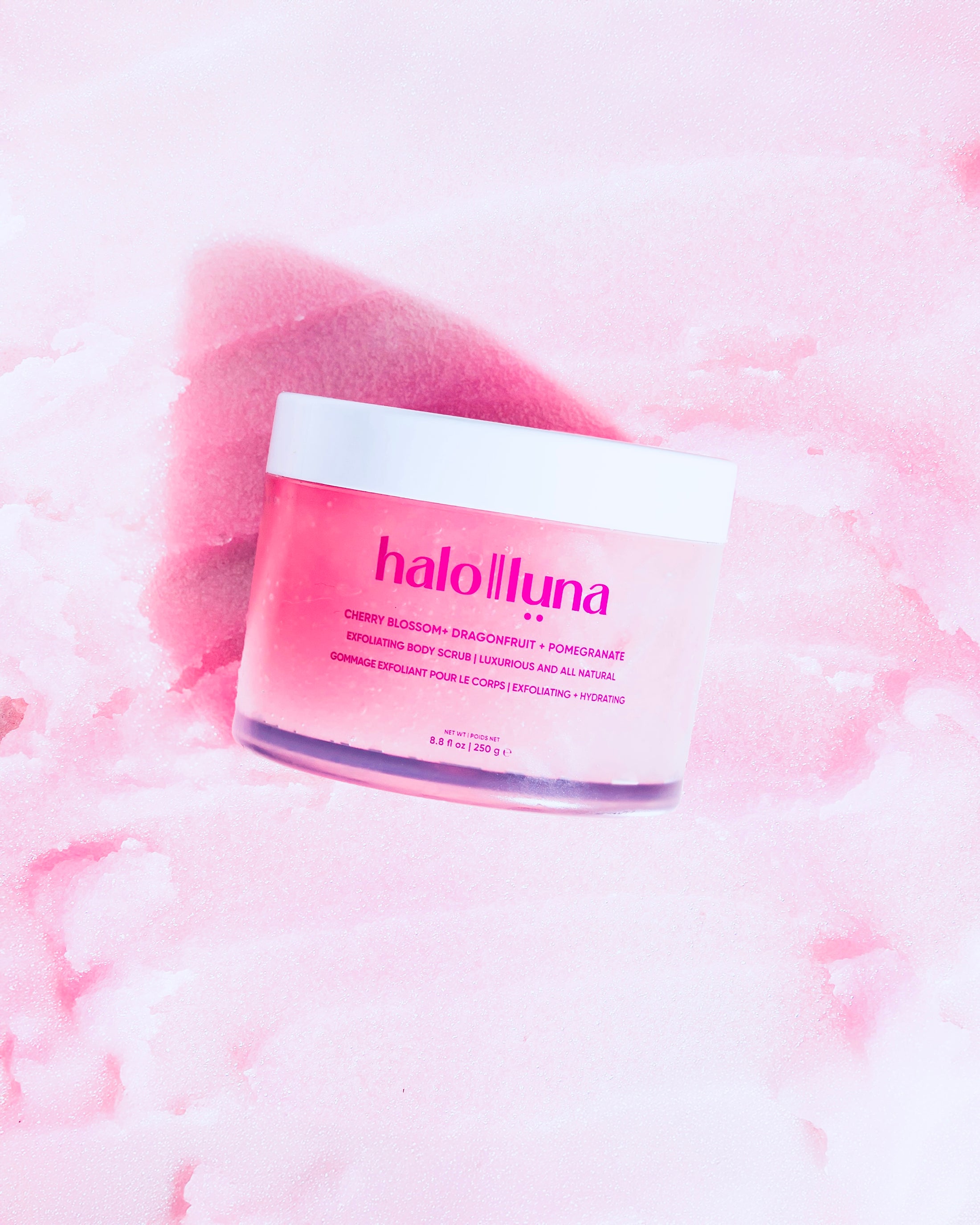 Cherry Blossom + Dragon Fruit + Pomegranate Exfoliating Body Scrub