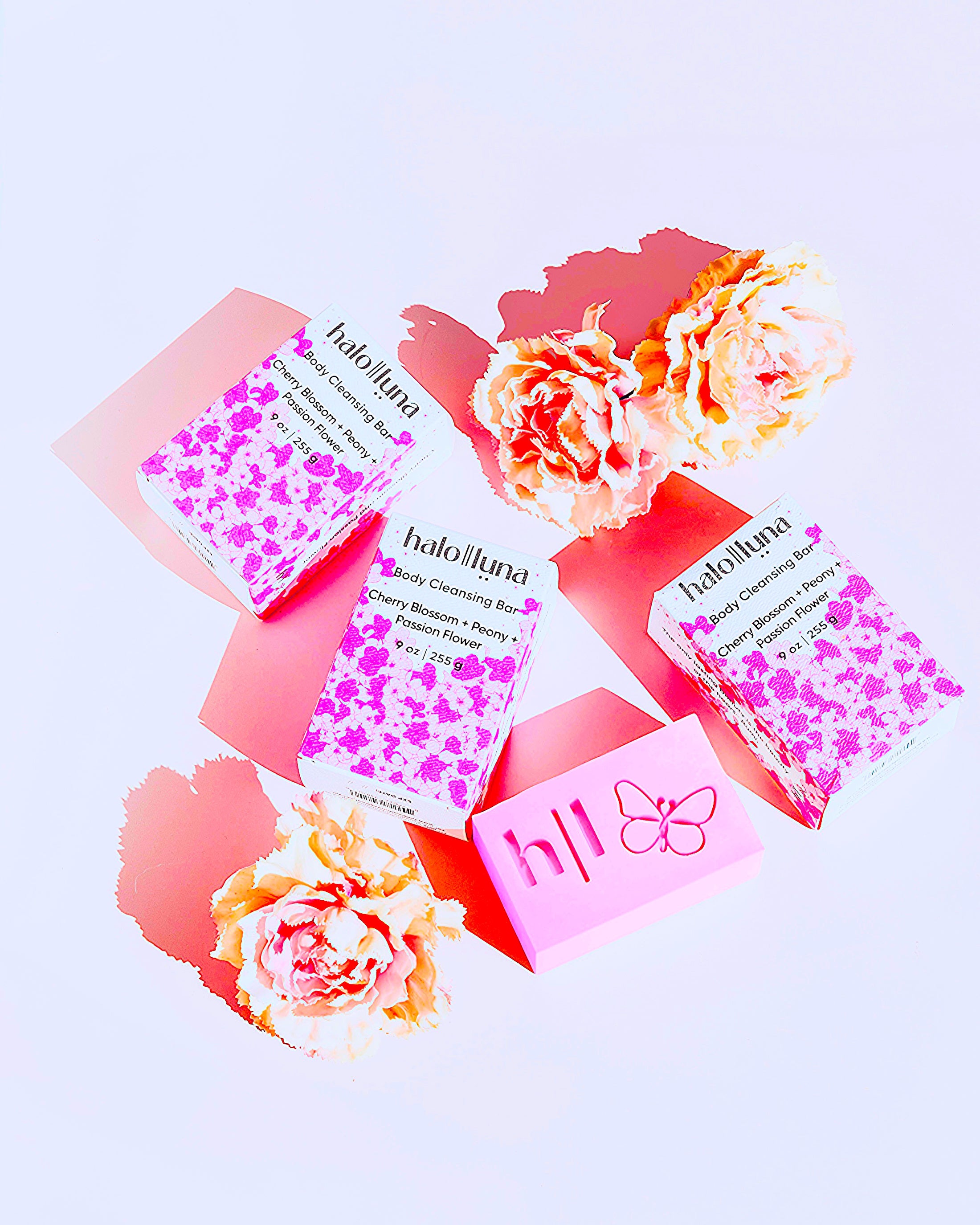 Cherry Blossom + Peony + Passionflower soap