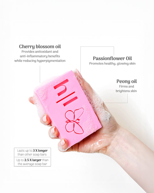Cherry Blossom + Peony + Passionflower soap